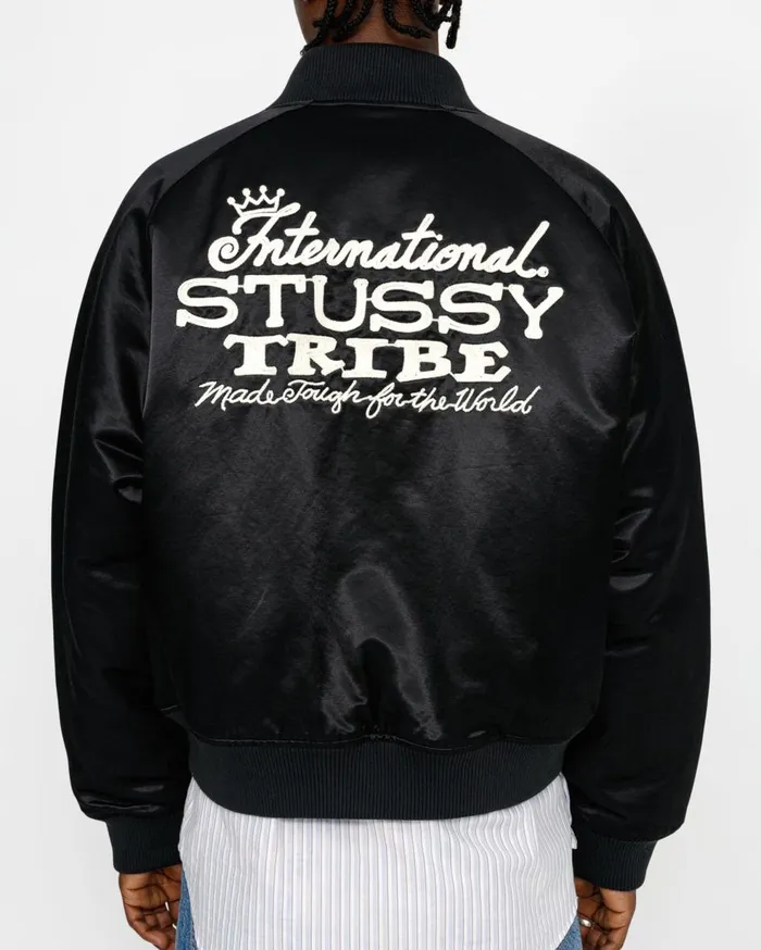 Outerwear MenWomen Stussy SOUVENIR JACKET Black