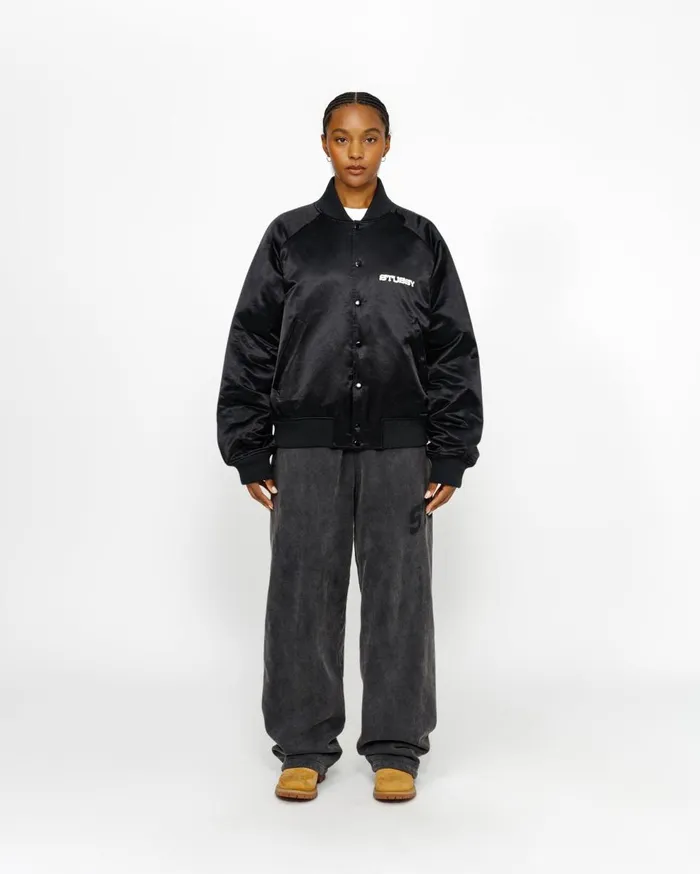 Outerwear MenWomen Stussy SOUVENIR JACKET Black