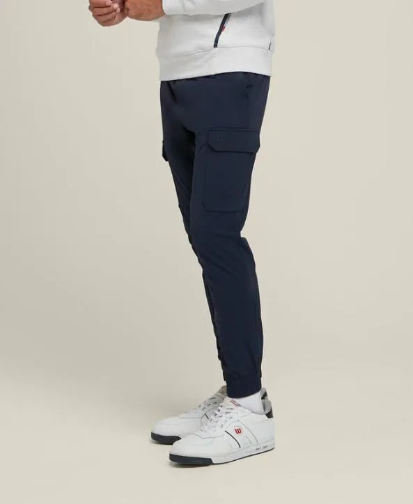 Pants and Joggers Men Wilson Midway Travel Cargo Jogger Brushed Classic Navy Pants and Joggers Men Wilson Midway Travel Cargo Jogger Brushed Classic Navy