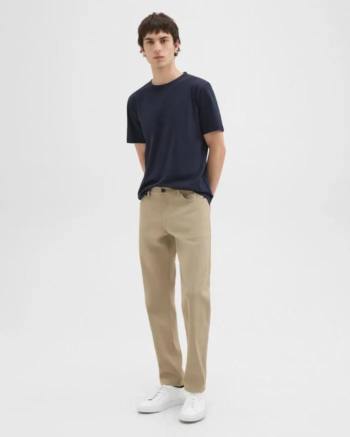Pants Men Theory Raffi 5Pocket Pant In Neoteric Twill Bark