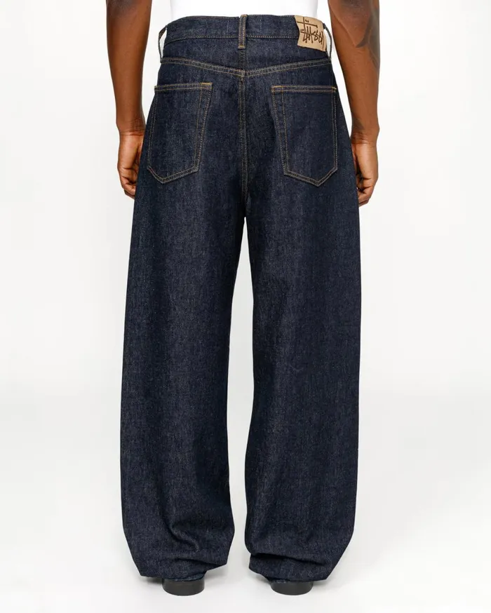 Pants MenWomen Stussy RELAXED JEAN DENIM Rinsed Indigo Pants MenWomen Stussy RELAXED JEAN DENIM Rinsed Indigo