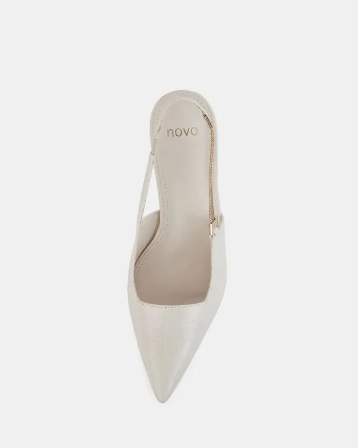 Party INIGO CREAM CROC Pumps NOVO Shoes Women