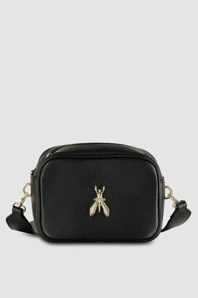 Patrizia Pepe Crossbodys Fly Camera Leather Shoulder Bag Black 8211 Women