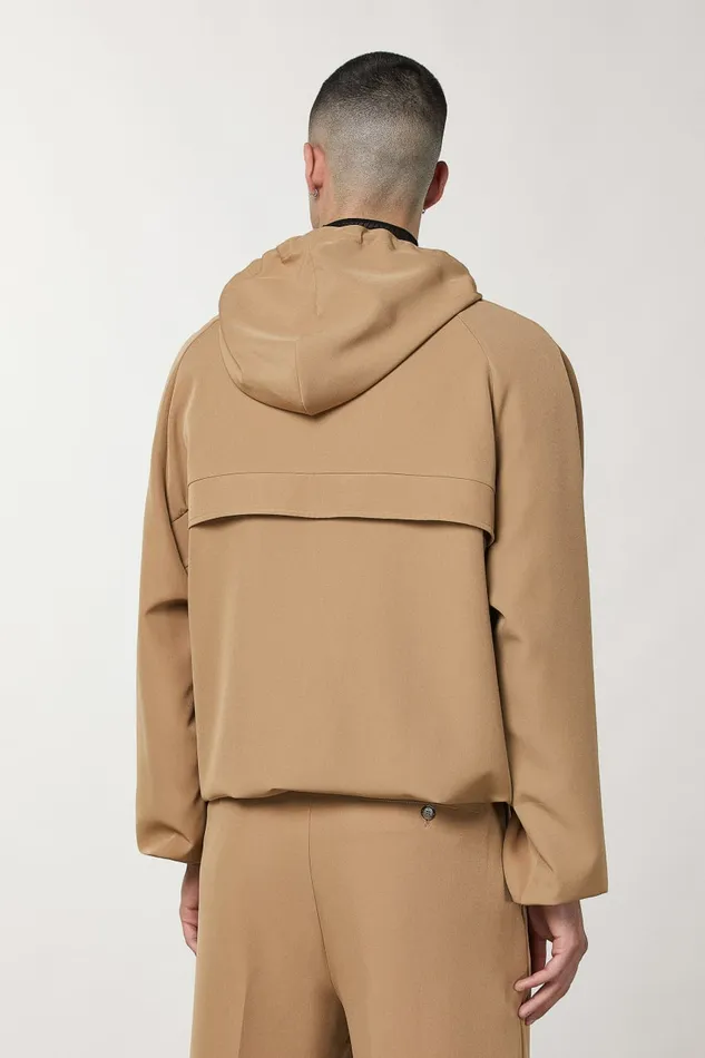 Patrizia Pepe Jackets Over Hooded Sweatshirt Beige 8211 Men