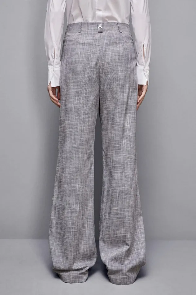 Patrizia Pepe Pants and Jeans Essential Palazzo Pants Grey 8211 Women