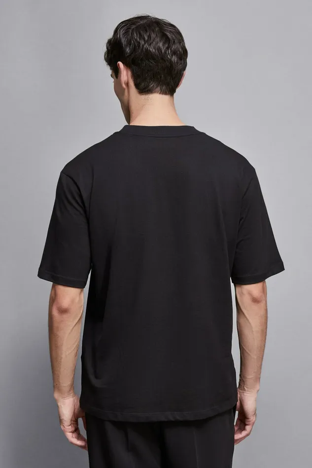 Patrizia Pepe Tops and Shirts TShirt With Studs Appliqu Black 8211 Men