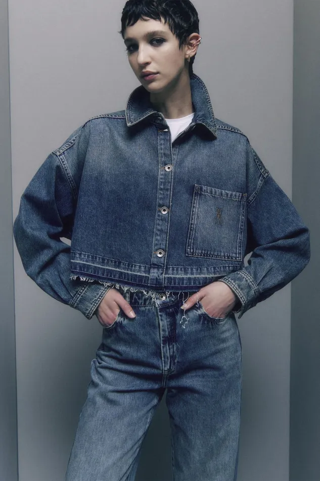 Patrizia Pepe Tops LongSleeved Shirt In Jeans Blue Light Blue 8211 Women