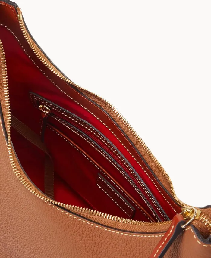 Pebble Grain Hobo Caramel Woman Dooney and Bourke Shoulder Bags Pebble Grain Hobo Caramel Woman Dooney and Bourke Shoulder Bags