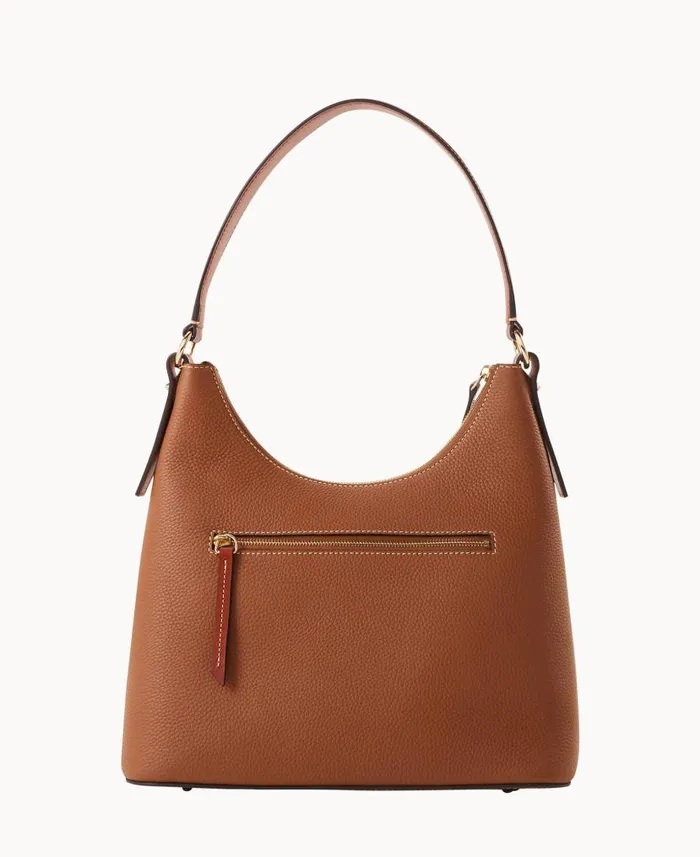 Pebble Grain Hobo Caramel Woman Dooney and Bourke Shoulder Bags Pebble Grain Hobo Caramel Woman Dooney and Bourke Shoulder Bags