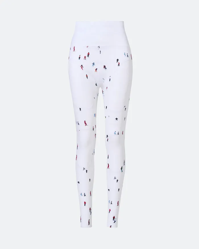 Perfect Moment PM X Dede Johnston Compression Legging Dede Ski Print Women Base Layers