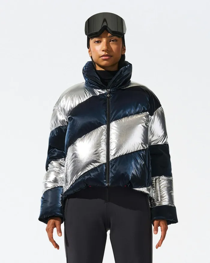 Perfect Moment Super Mojo Down Jacket Blue Liquid Women Jackets
