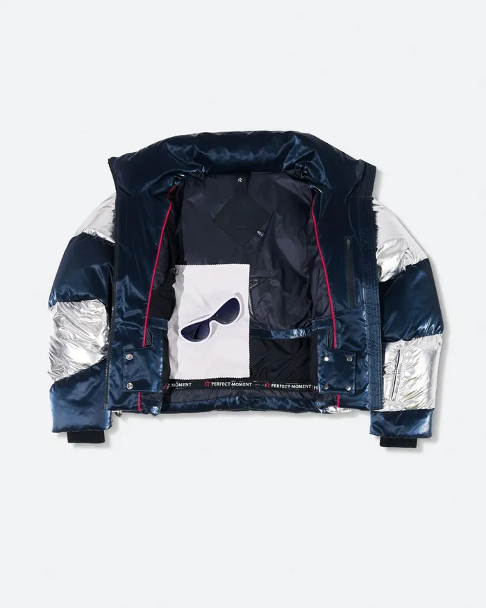 Perfect Moment Super Mojo Down Jacket Blue Liquid Women Jackets