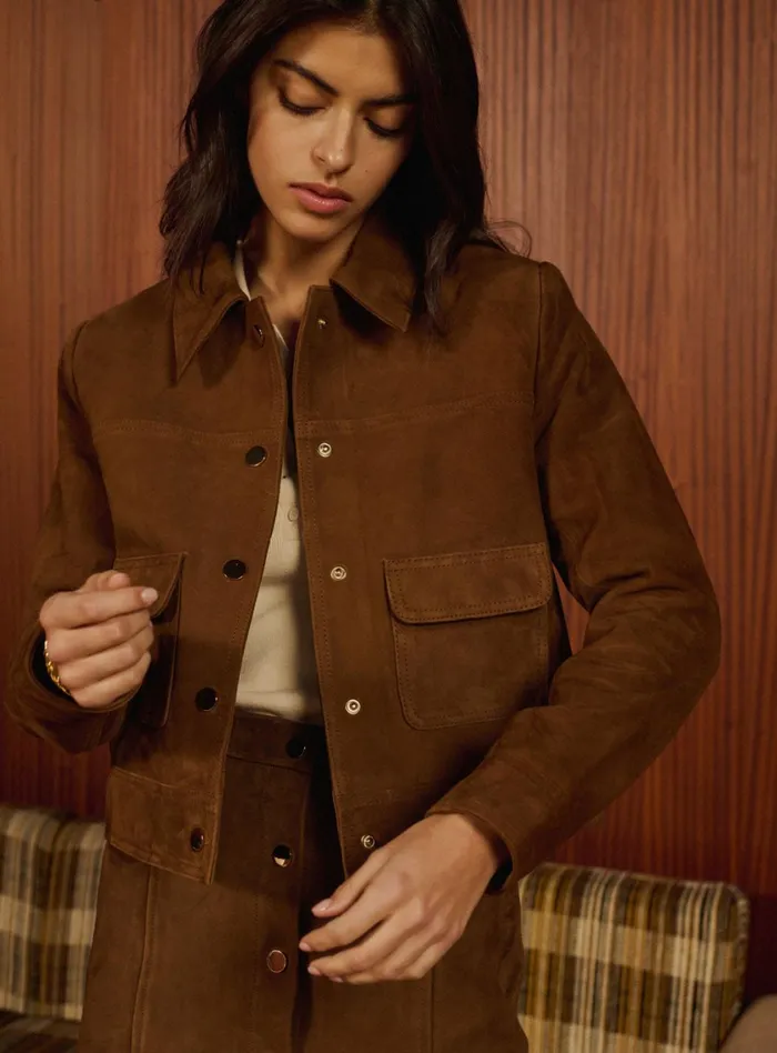 Petite Mendigote Jackets and Coats Orelia Jacket Brown 8211 Women