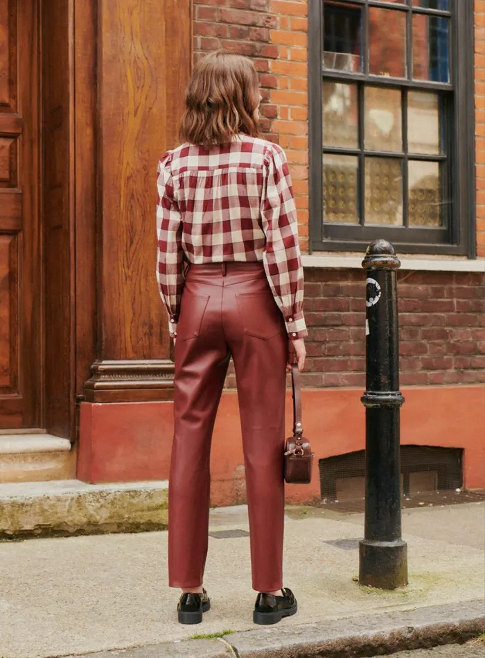 Petite Mendigote Pants Fw24 Pantalon Phoebe Bordeaux 8211 Women