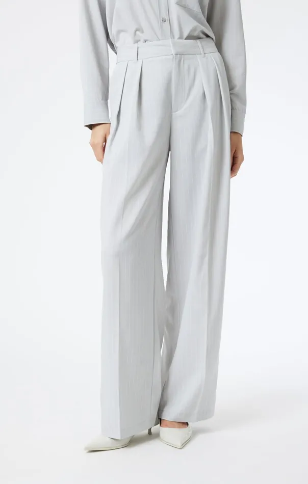Pleated Wide Leg Pants In Pin Stripe Women Mavi Jeans Pants Pleated Wide Leg Pants In Pin Stripe Women Mavi Jeans Pants