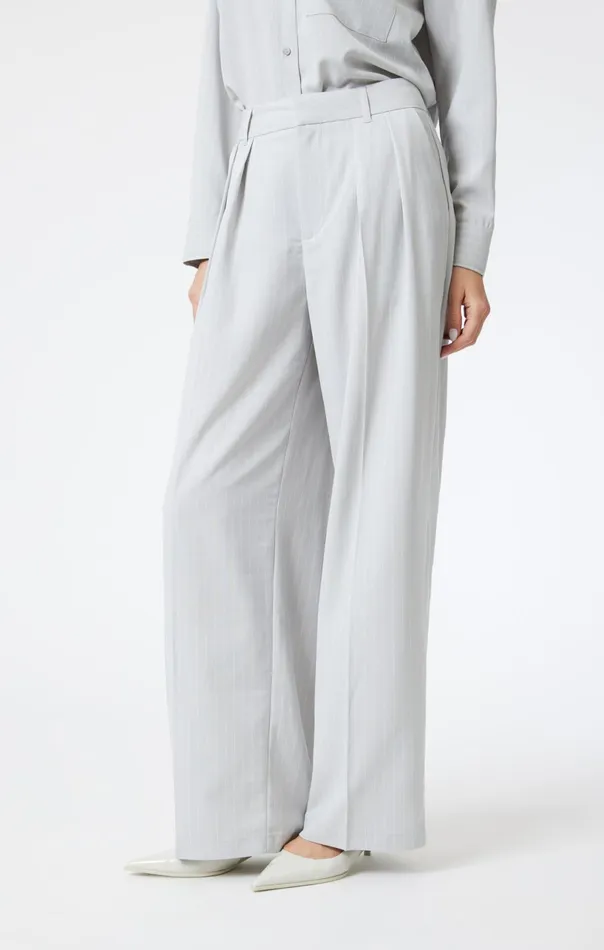 Pleated Wide Leg Pants In Pin Stripe Women Mavi Jeans Pants Pleated Wide Leg Pants In Pin Stripe Women Mavi Jeans Pants