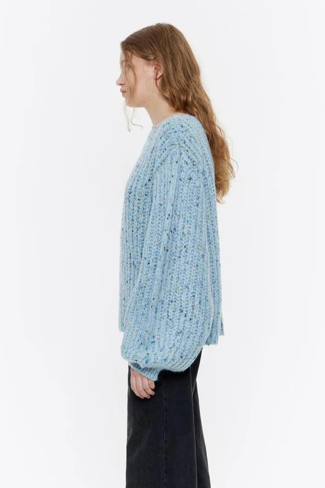 Pull Oversize Bleu Clair Light Blue Women Bimba Y Lola Knitwear Pull Oversize Bleu Clair Light Blue Women Bimba Y Lola Knitwear