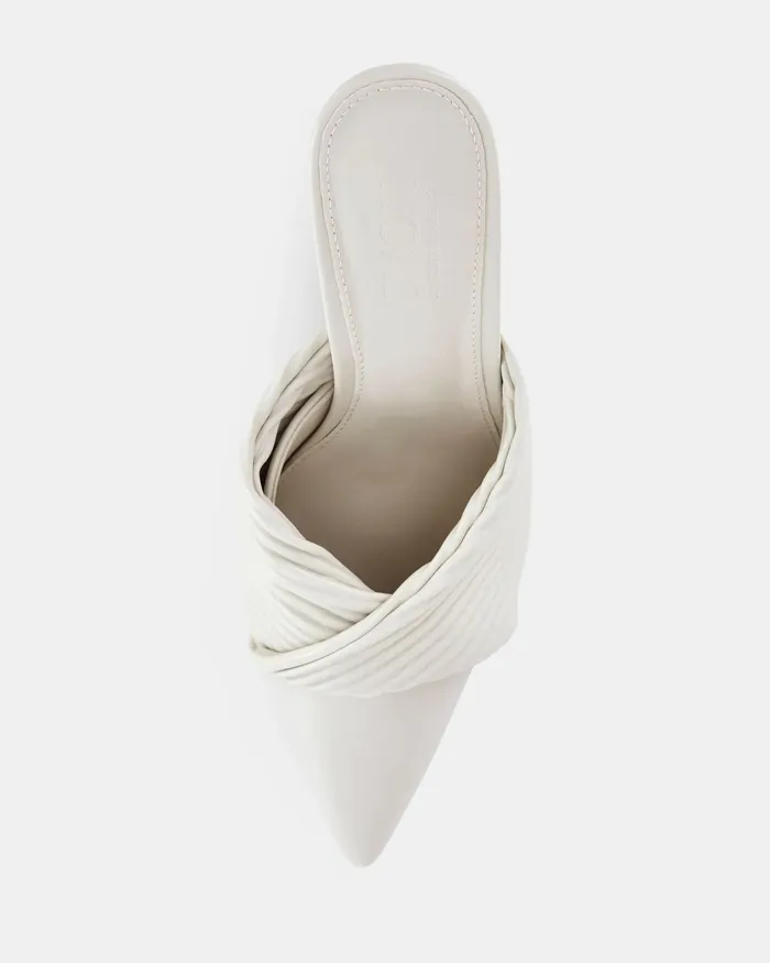 Pumps POWER MT CREAM Closed Toe Heels NOVO Shoes Women
