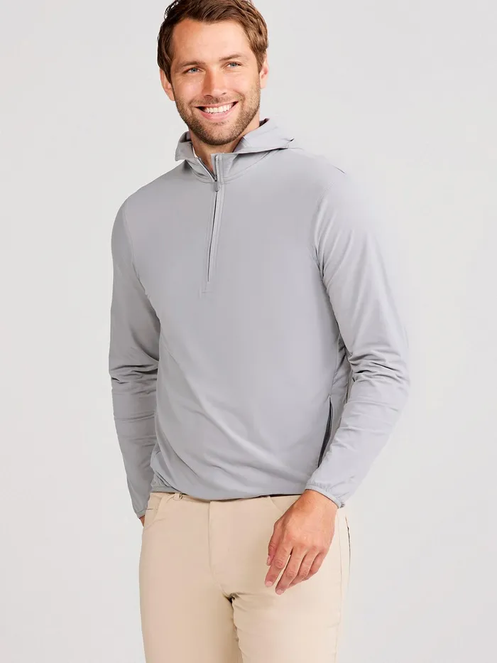 Quarter Zips Men Tasc Performance Stratford Performance Quarter Zip Hoodie