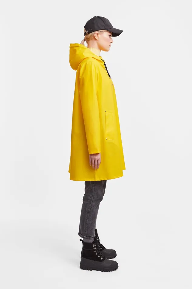 Raincoats Women Stutterheim Mosebacke Lightweight Raincoat Yellow