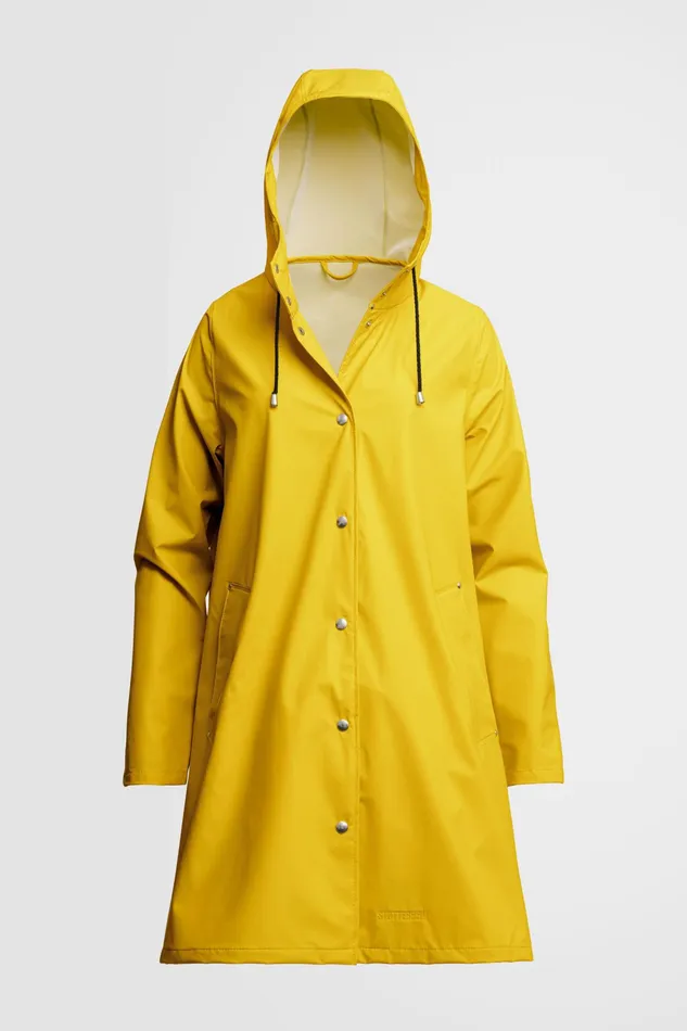 Raincoats Women Stutterheim Mosebacke Lightweight Raincoat Yellow