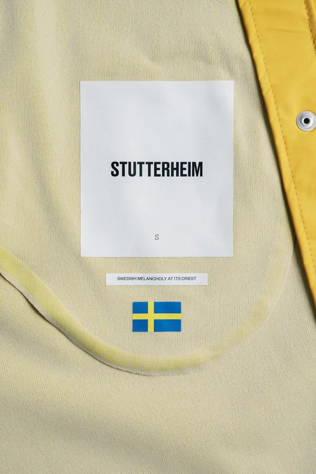 Raincoats Women Stutterheim Mosebacke Lightweight Raincoat Yellow