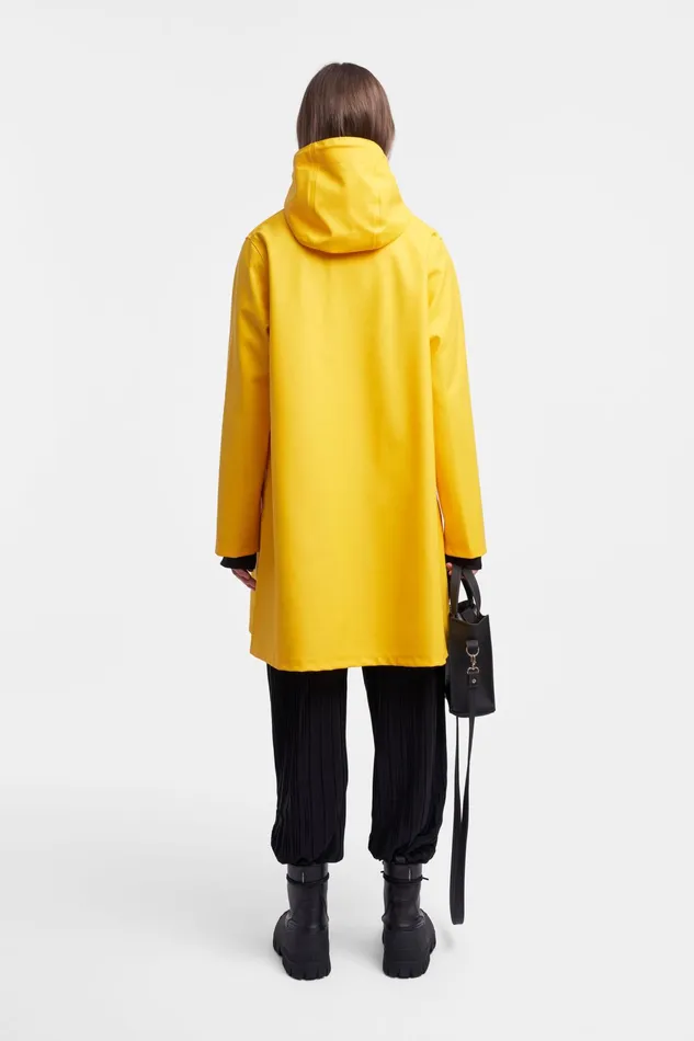 Raincoats Women Stutterheim Mosebacke Raincoat Yellow