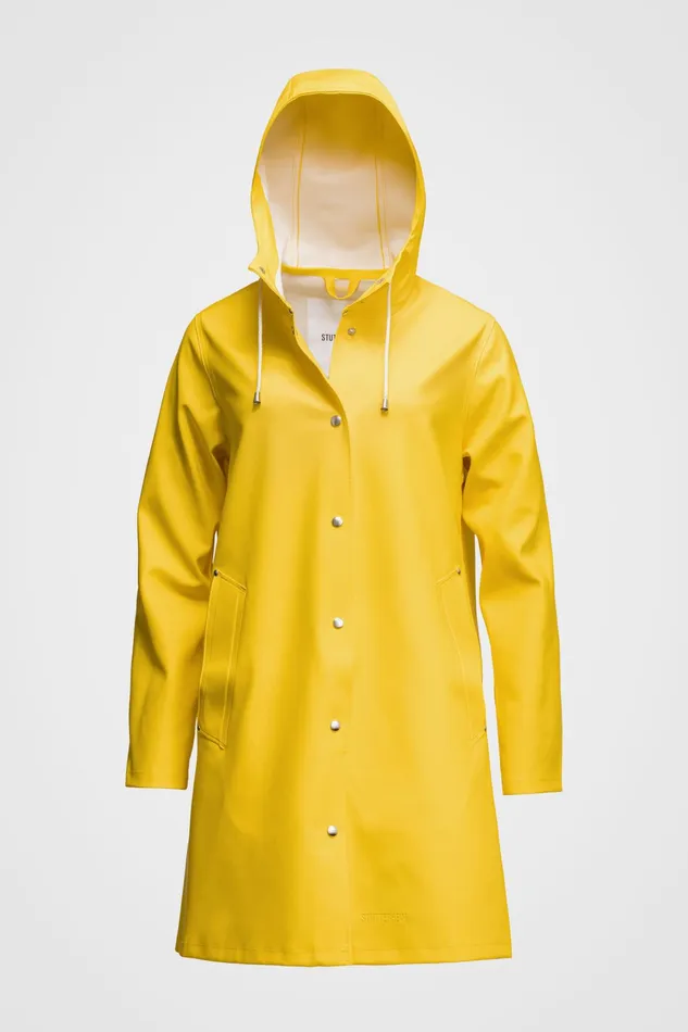 Raincoats Women Stutterheim Mosebacke Raincoat Yellow