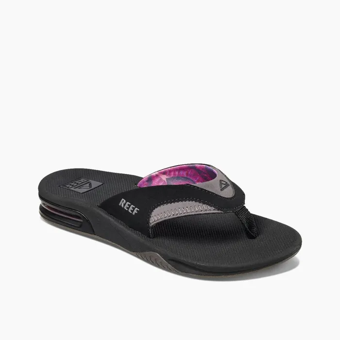 Reef Sandals Fanning Blackgrey 8211 Women Reef Sandals Fanning Blackgrey 8211 Women