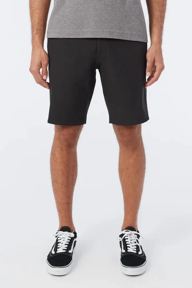 RESERVE LIGHT CHECK 19034 HYBRID SHORTS Black Men O039NEILL Clothing