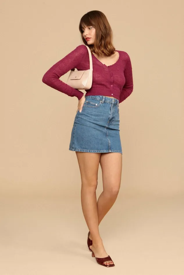 Rouje GABRIELLA Sweater Burgundy Women Knits