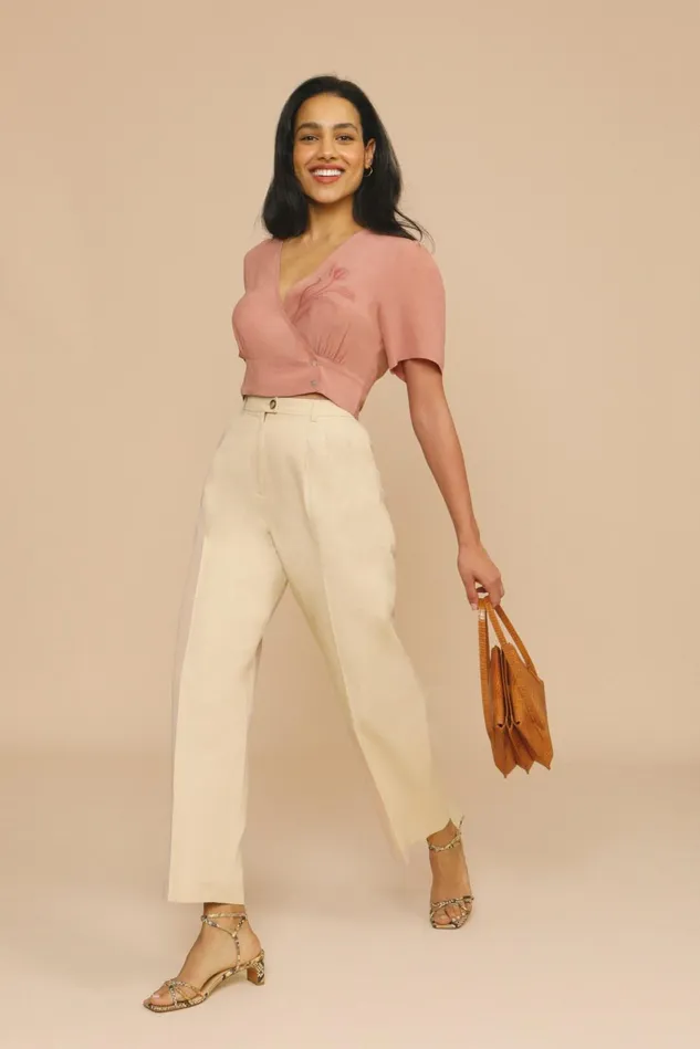 Rouje SARAH Top Pink Women Blouses and Tops