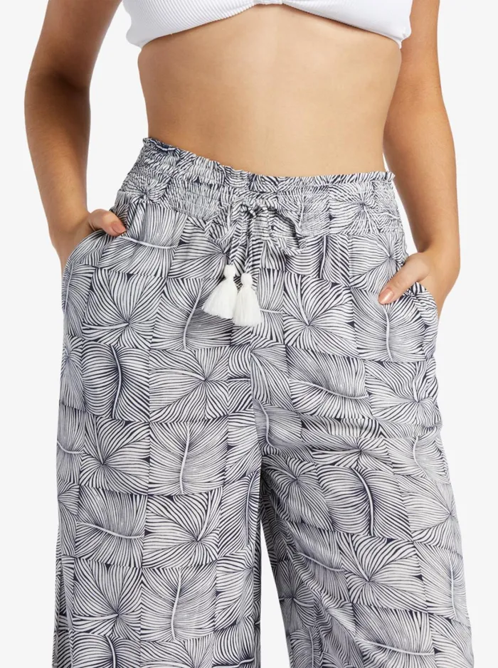 Roxy Pants and Jeans Tropical Rhythm Beachy Pants Mood Indigo Always Wild Big 8211 Women