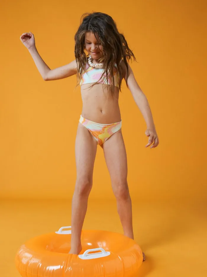 Roxy Swim Girl039s 416 Hibiscus Reversible Two Piece Bikini Set For Girls Ambroisia Hibiscus Hype 8211 Women