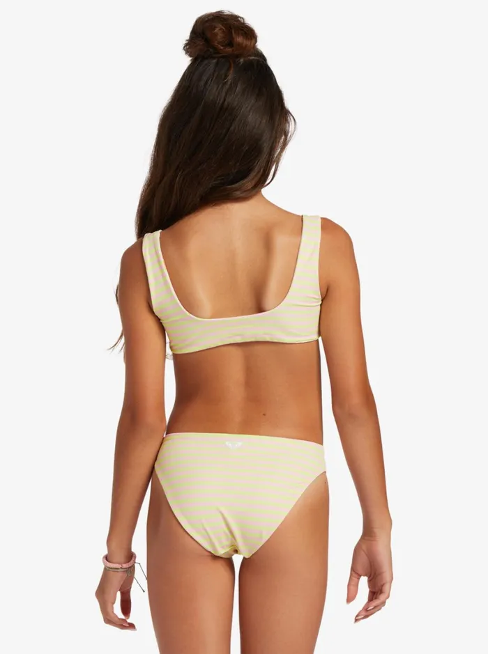 Roxy Swim Girl039s 416 Hibiscus Reversible Two Piece Bikini Set For Girls Ambroisia Hibiscus Hype 8211 Women