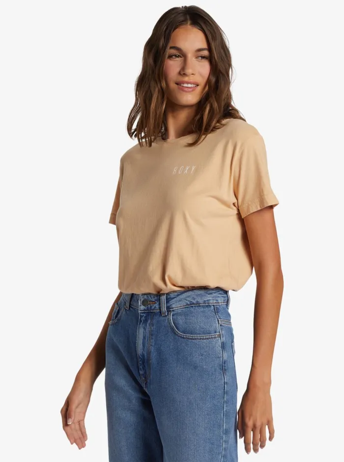 Roxy Tops Mountain View TShirt Hazelnut 8211 Women
