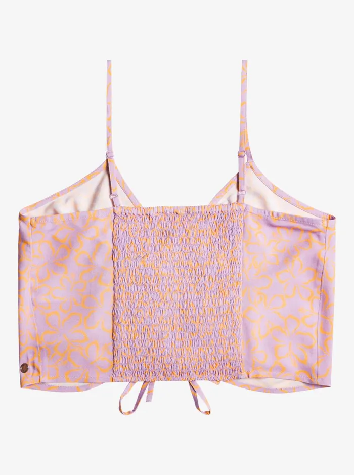 Roxy Tops Vibrant Light Strappy Crop Top Mock Orange Hawaiianheat 8211 Women
