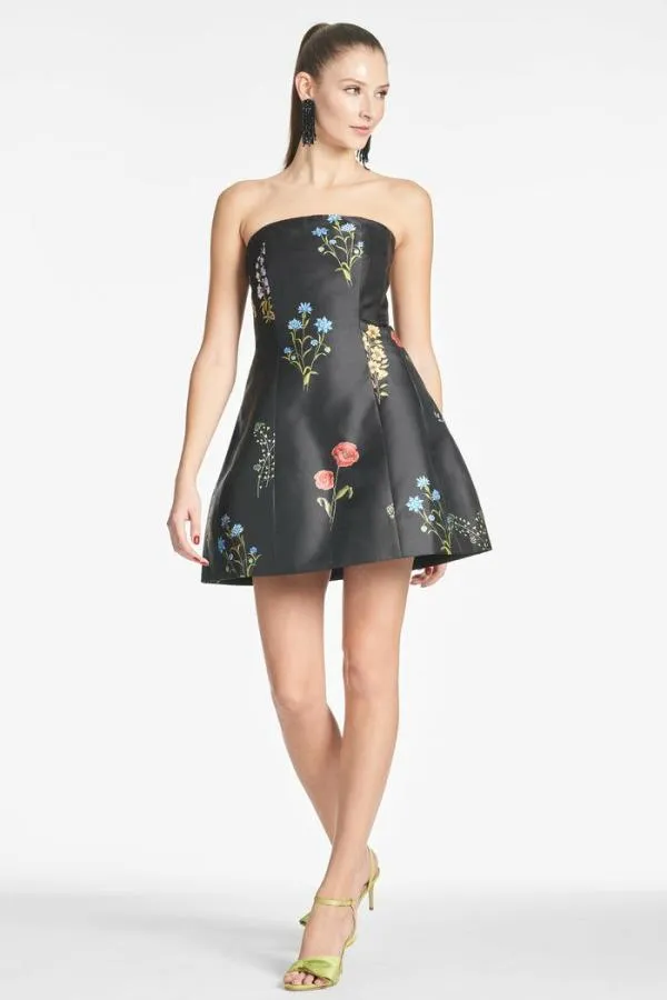 Sachin and Babi Alanna Dress 8211 Noir Bouquet Noir Bouquet Women FitFlare