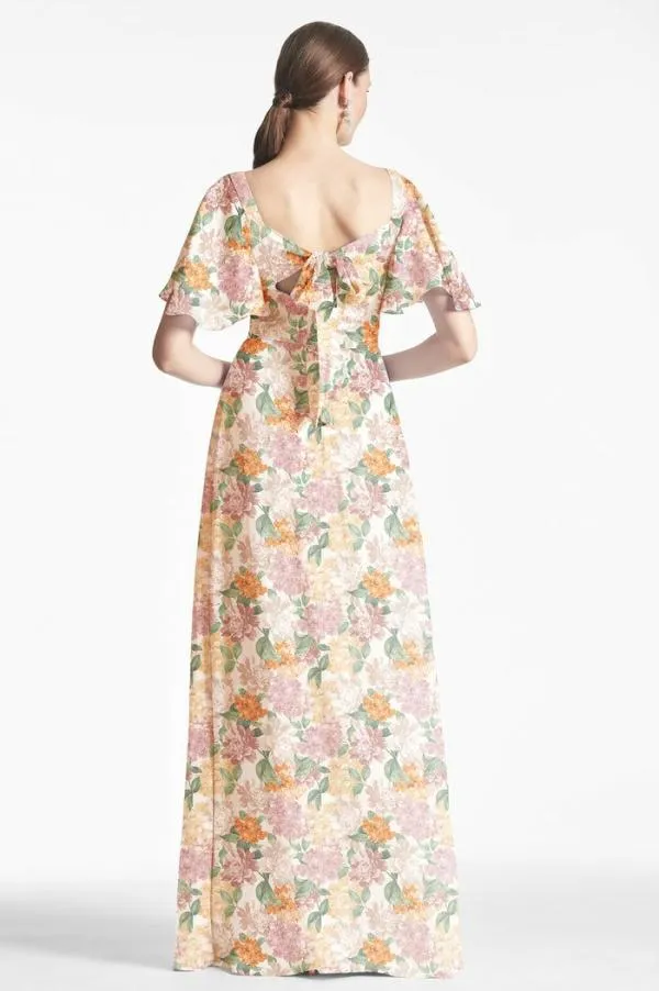 Sachin and Babi Aurora Gown 8211 Antique Bouquet Antique Bouquet Women Plus Sizes