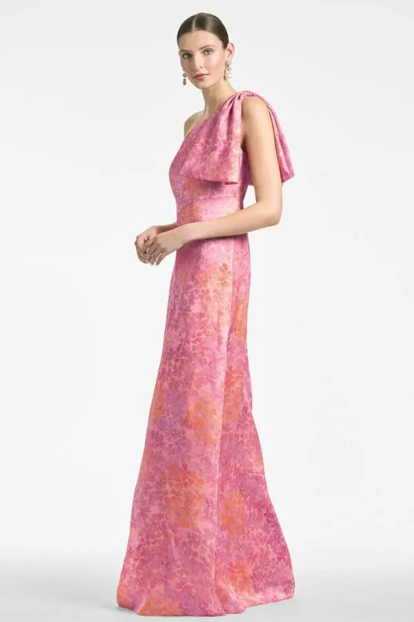 Sachin and Babi Chelsea Gown 8211 Pastel Sunset Hydrangea Pastel Sunset Hydrangea Women Plus Sizes