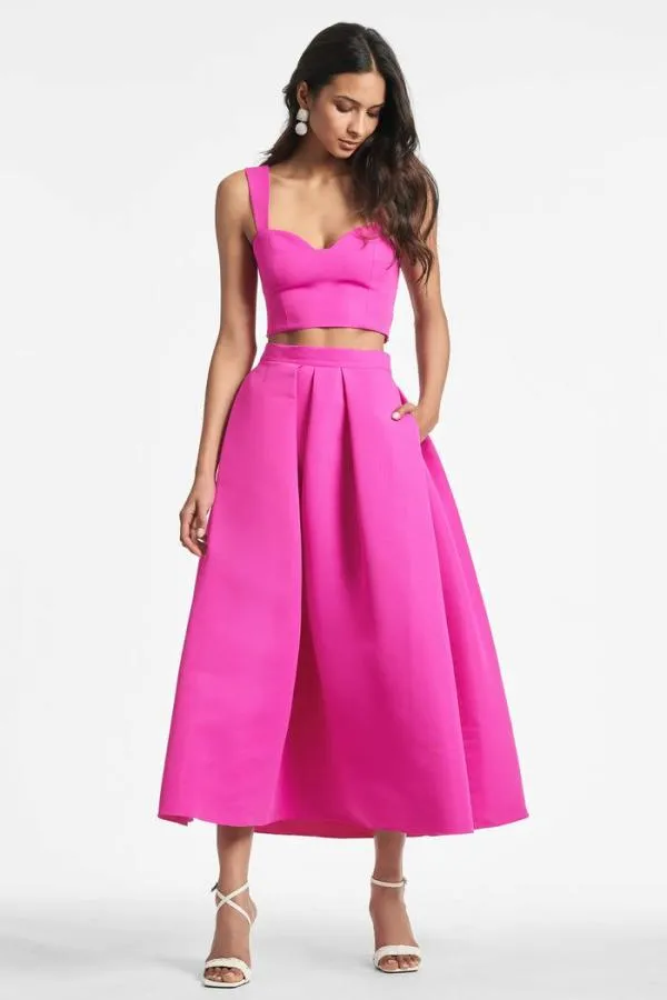 Sachin and Babi Leighton Skirt 8211 Cerise Cerise Women Skirts