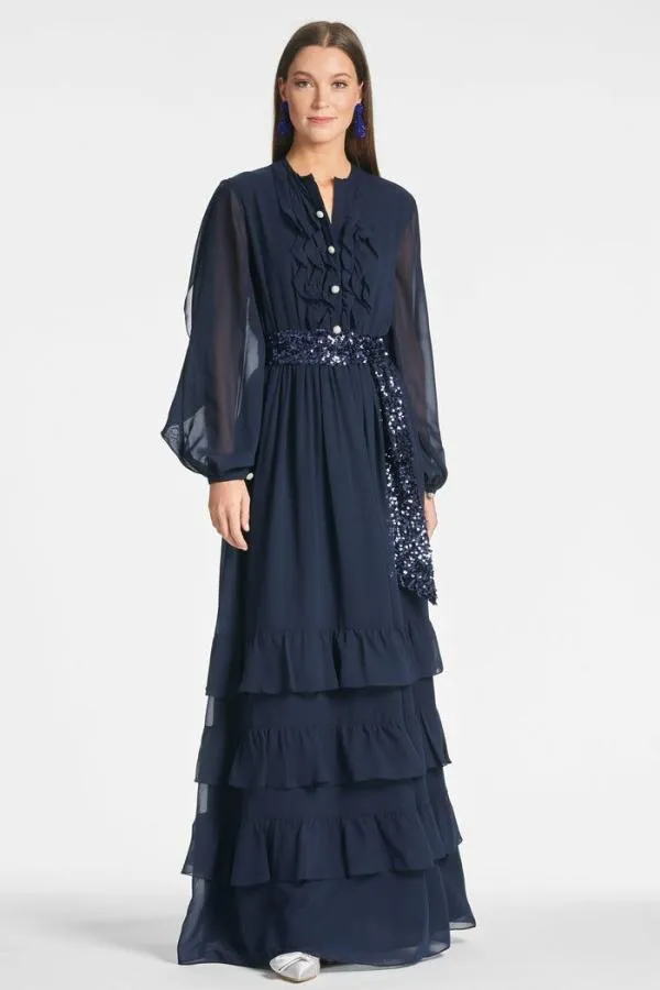 Sachin and Babi Venus Gown 8211 Midnight Midnight Women Plus Sizes