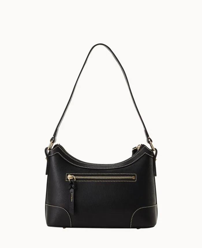 Saffiano Shoulder Bag Black Woman Dooney and Bourke Shoulder Bags Saffiano Shoulder Bag Black Woman Dooney and Bourke Shoulder Bags