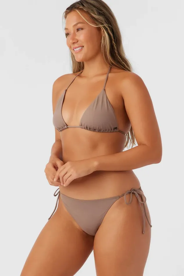 SALTWATER SOLIDS MARACAS TIE SIDE BOTTOMS Deep Taupe Women O039NEILL Collections