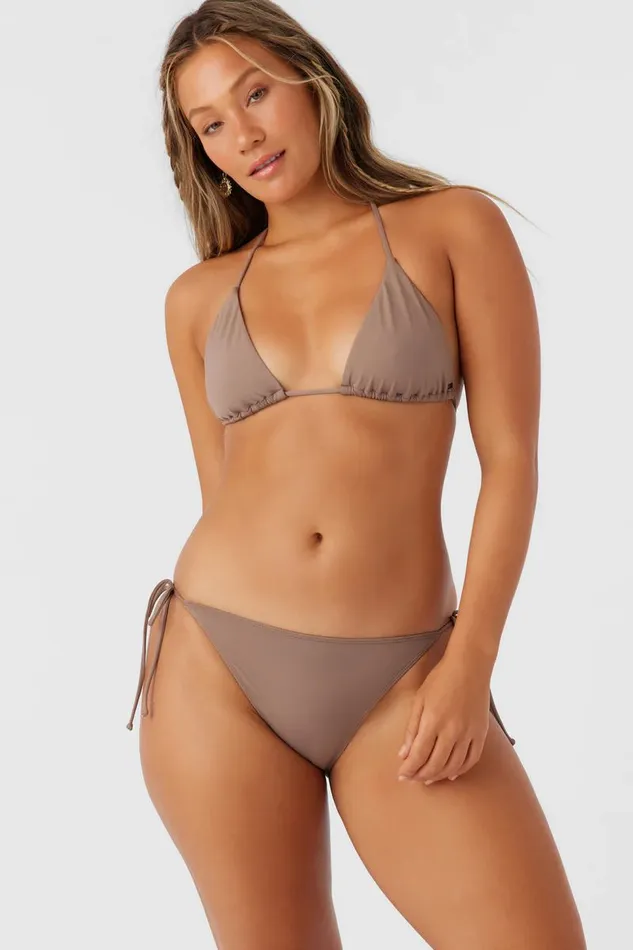 SALTWATER SOLIDS MARACAS TIE SIDE BOTTOMS Deep Taupe Women O039NEILL Collections