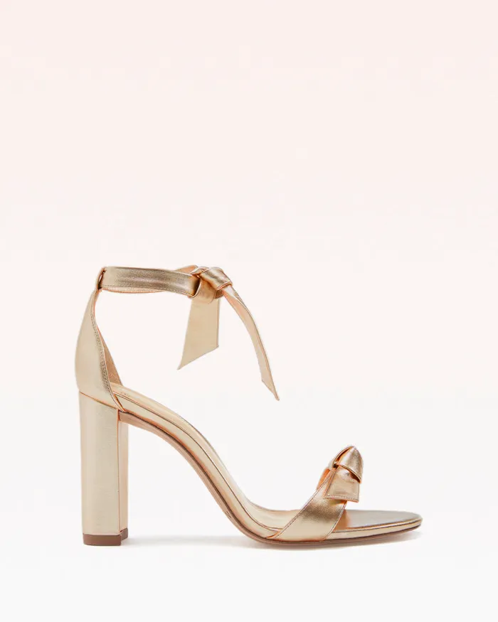 Sandals Women Alexandre Birman Alexandre Birman Clarita Block 90 High Heel Sandal In Gold 8211 Gold Heels Golden Sandals Women Alexandre Birman Alexandre Birman Clarita Block 90 High Heel Sandal In Gold 8211 Gold Heels Golden