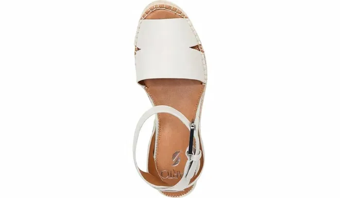 Sandals Women Franco Sarto Sarto Lexie Espadrille Platform Sandal Putty Leather