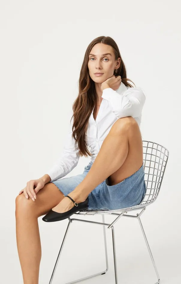 Selina Shorts In Light Used Recycled Blue Women Mavi Jeans Shorts Selina Shorts In Light Used Recycled Blue Women Mavi Jeans Shorts