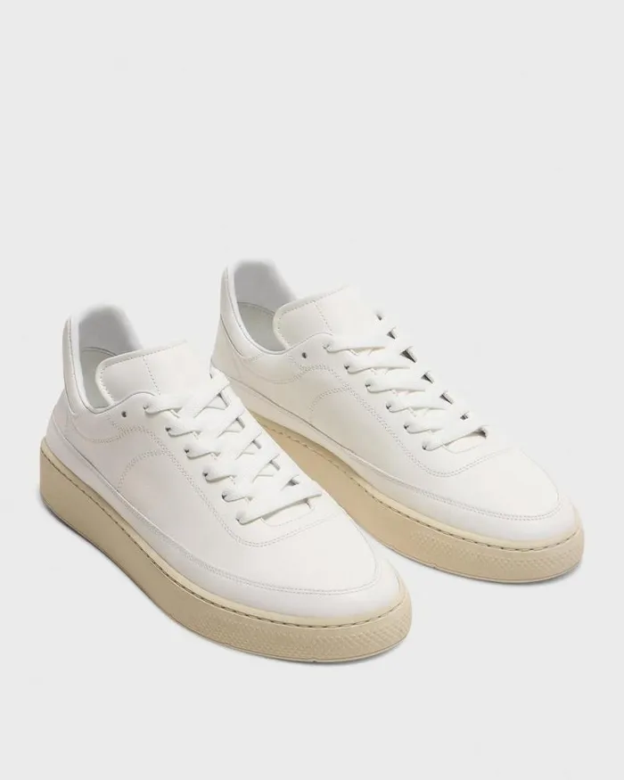 Shoes Women Theory Sneaker In Leather White