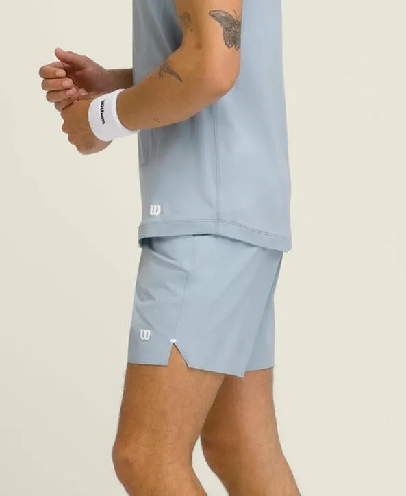 Shorts Men Wilson Tournament Pro Short 7034 Blue Fog Shorts Men Wilson Tournament Pro Short 7034 Blue Fog